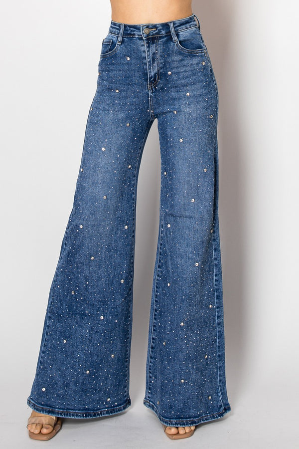 N Rossi Rhinestones Denim