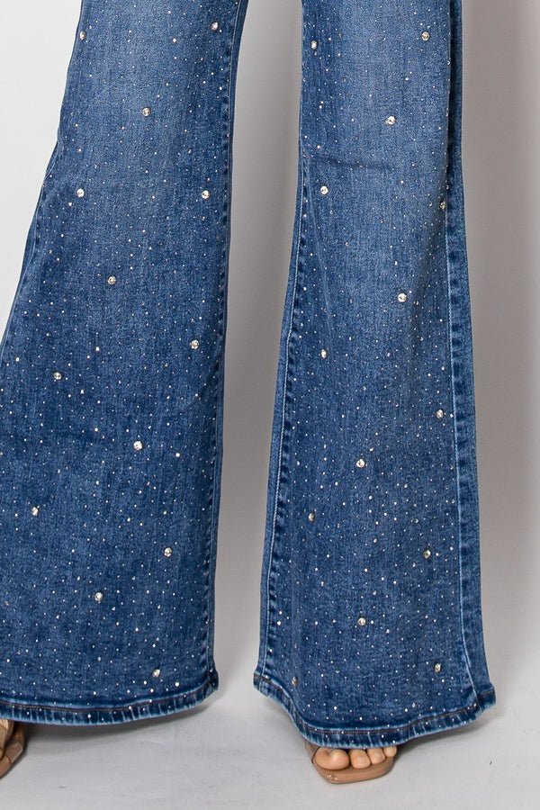 N Rossi Rhinestones Denim