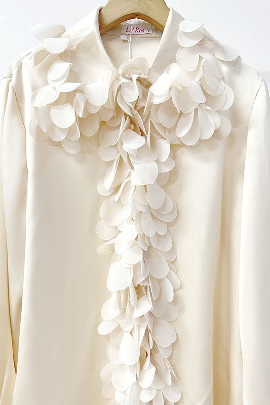 Petals elegance blouse