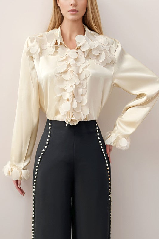 Petals elegance blouse