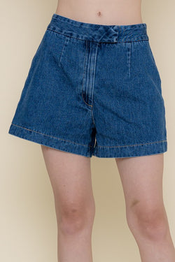 Claudette HW denim shorts