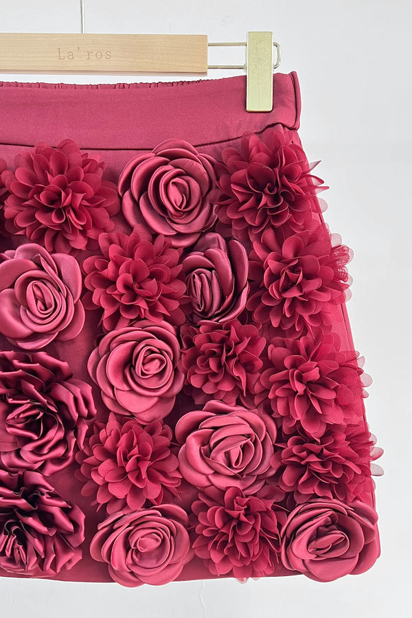 Rosette Embellishment Skirt