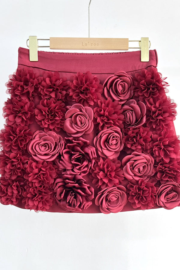 Rosette Embellishment Skirt