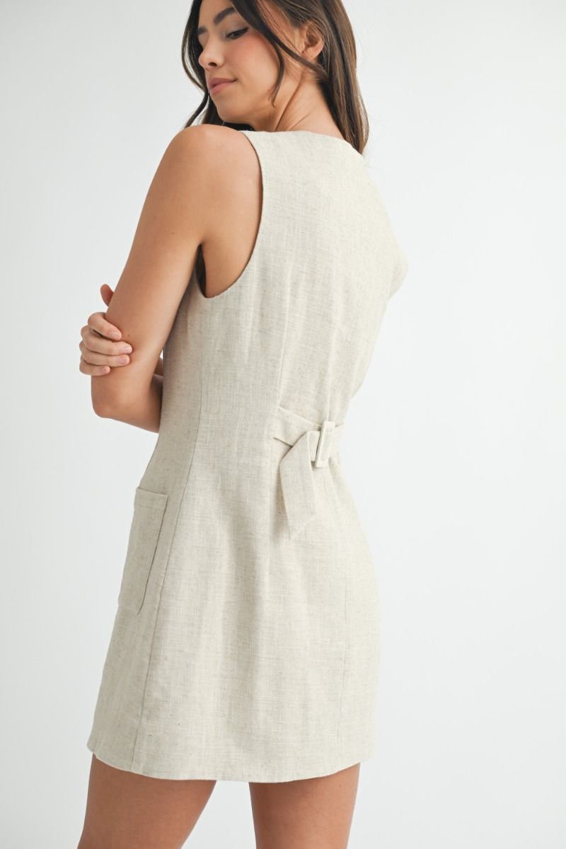 Gaby Linen Mini Dress