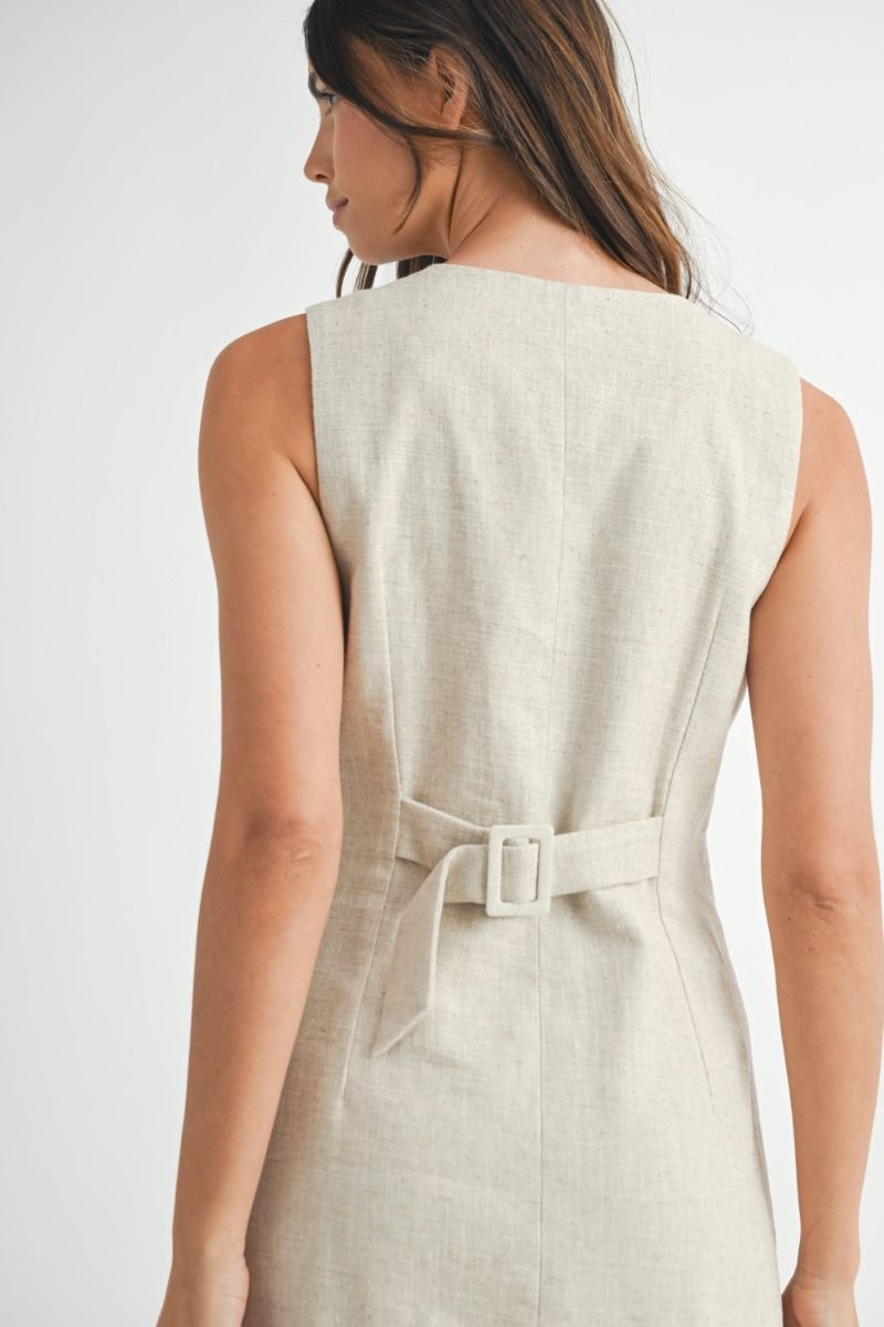 Gaby Linen Mini Dress