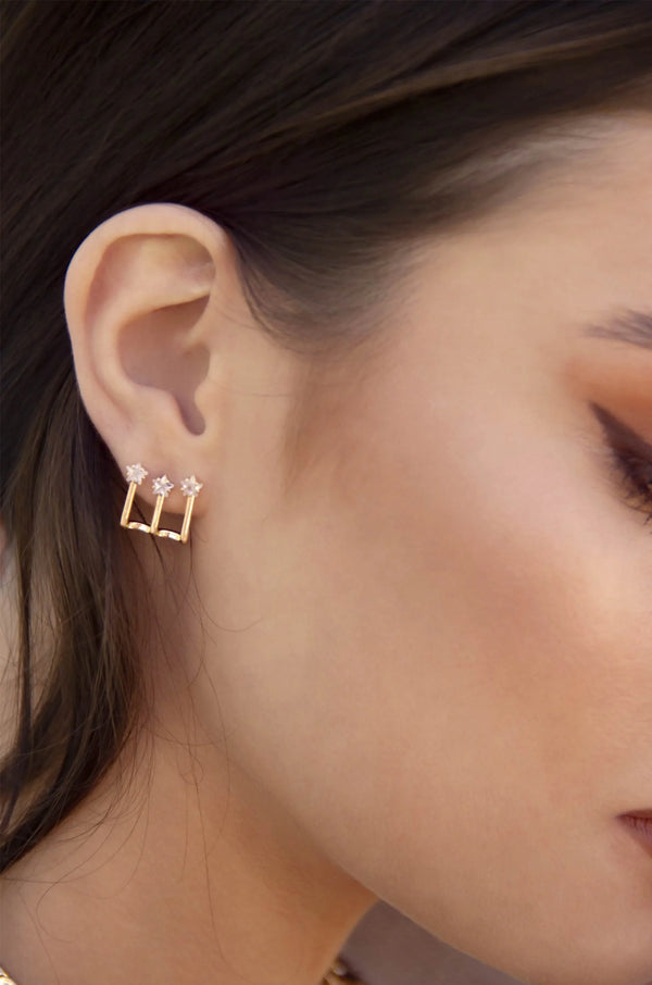 Constellation Wrap 18k Gold Plated Earring