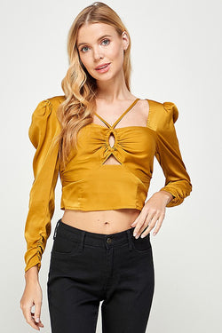 Long Sleeve Crop Top